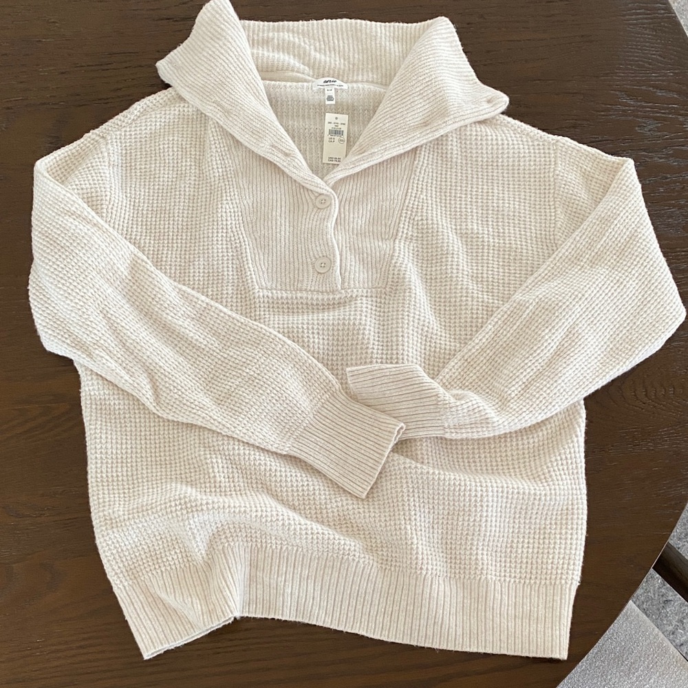 Cozy Cream Knit Sweater